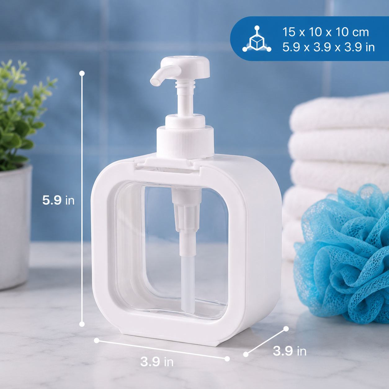 Easy Grip Shampoo + Body Wash Bottles
