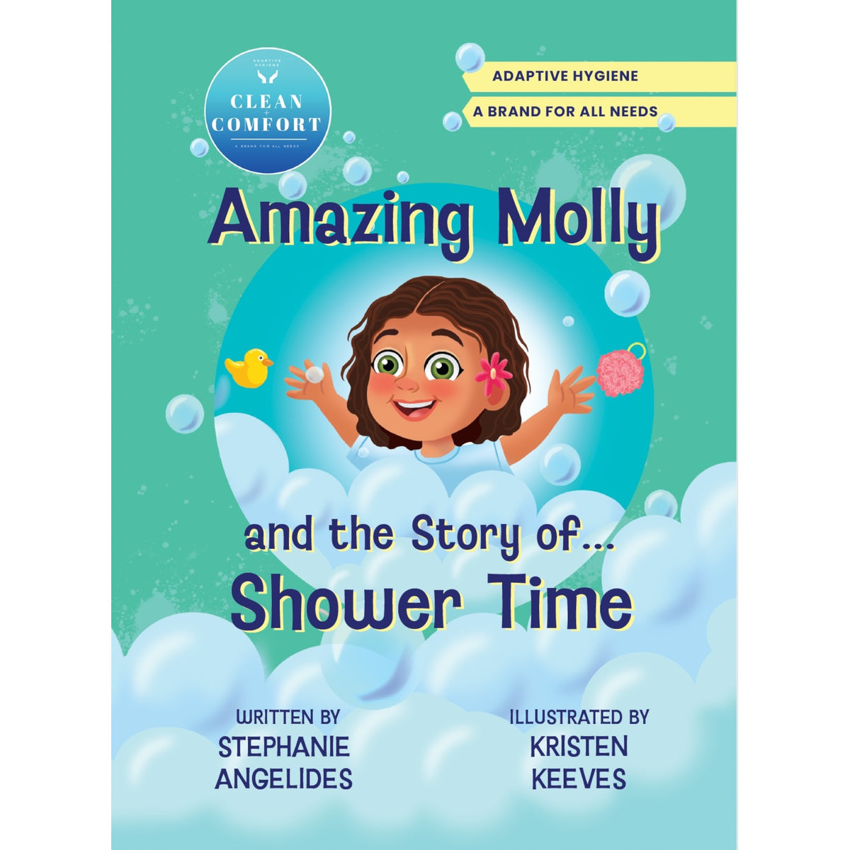 Shower Time social story book, alternate view