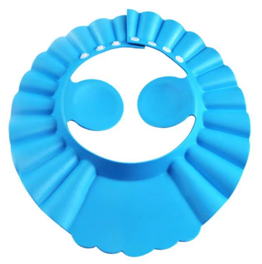 Shower visor with ear protection for kids