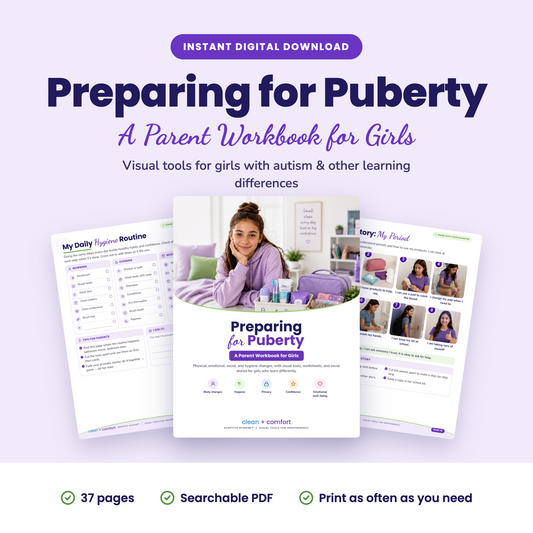 Autism & Puberty Workbook for Girls | Parent Guide