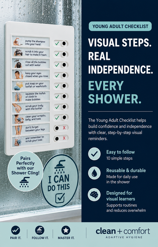 Reusable Visual Shower Checklist