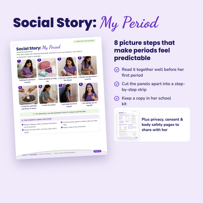 Autism & Puberty Workbook for Girls | Parent Guide