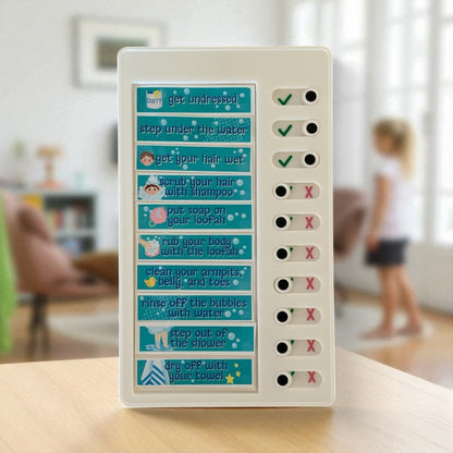 My Shower Steps Checklist