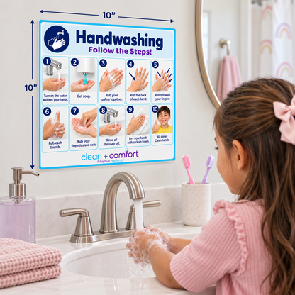 Handwashing Visual Guide | Adaptive Hygiene™