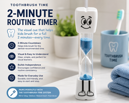 Toothbrush Time 2-Minute Routine Timer