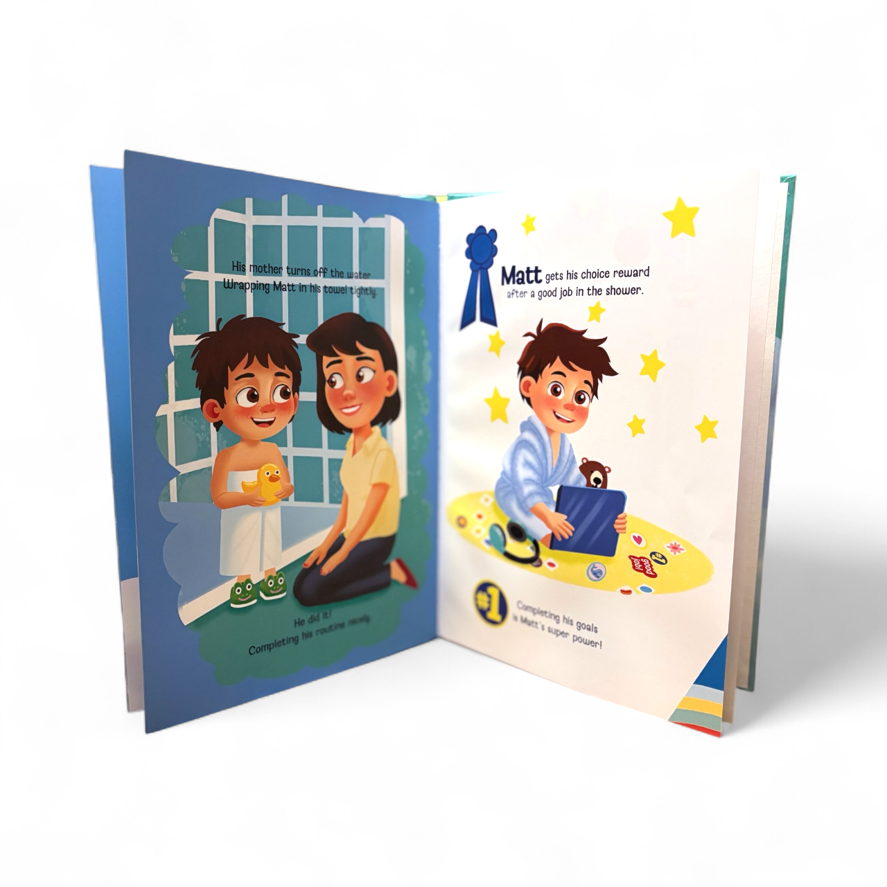 Amazing Matt and The Story of Shower Time (hardcover)