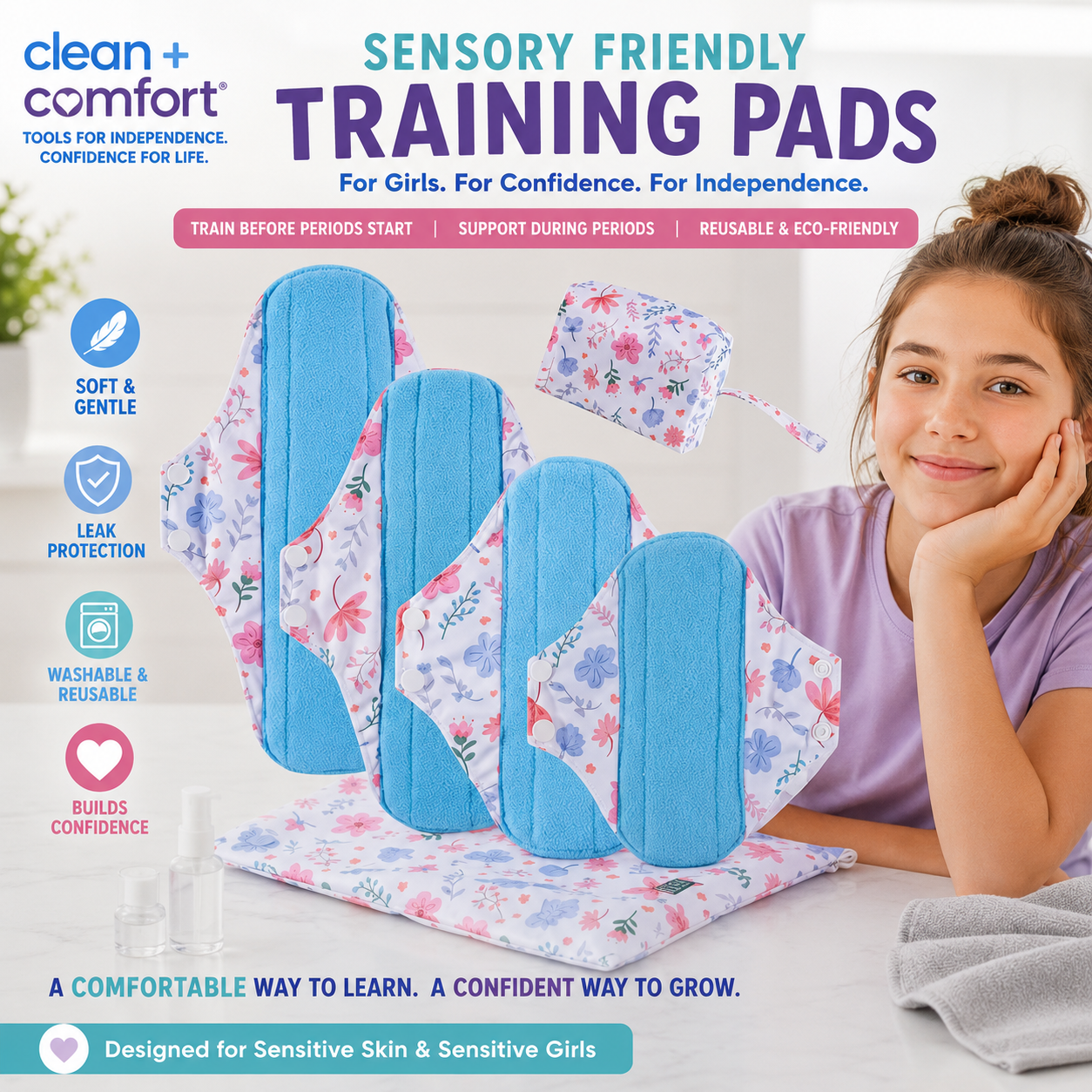 Prepare for Her First Period