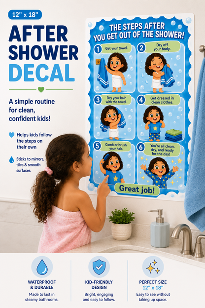 After the Shower Decal | Molly