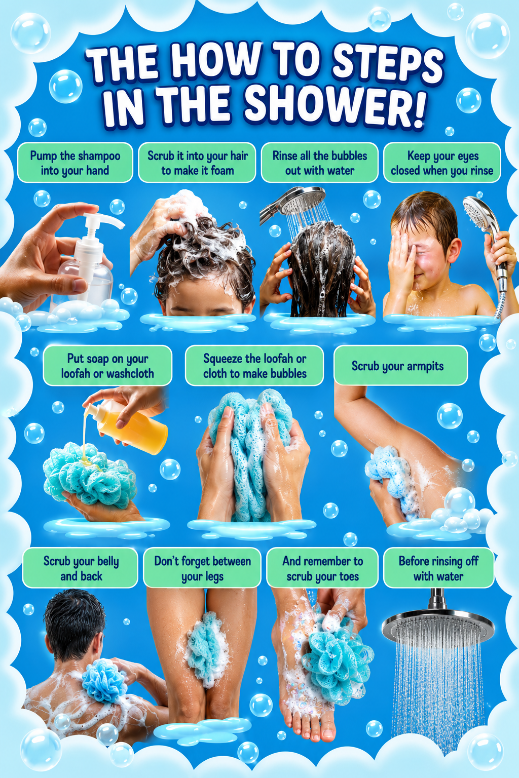 Visual Shower & After Shower Routine Bundle