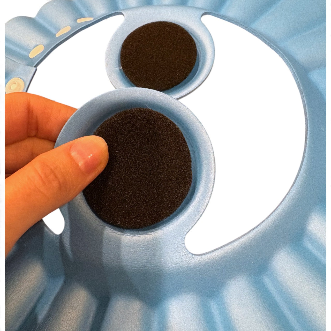 Shower Visor with Ear Protection