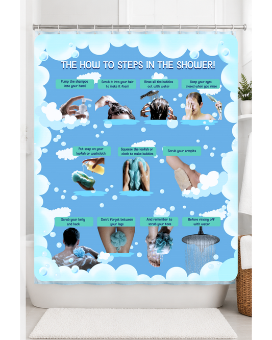Advanced Shower Steps Shower Liner