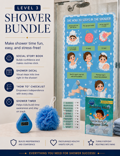 The Level 3 Learn to Shower Bundle (decal)