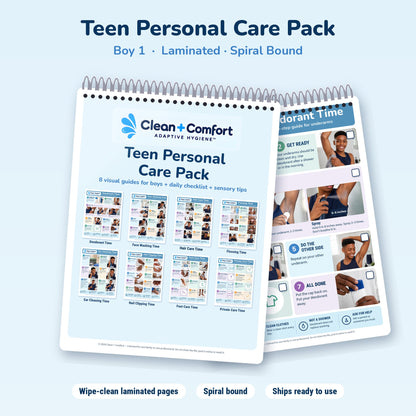 Teen Personal Care Pack, Boy 1, laminated spiral-bound: cover