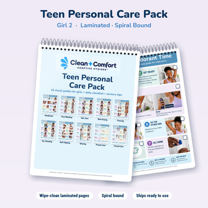 Teen Personal Care Pack, Girl 2, laminated spiral-bound: cover