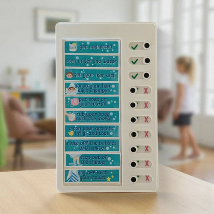 My Shower Steps Checklist