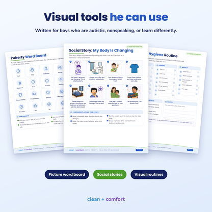 Autism & Puberty Workbook for Boys | Parent Guide
