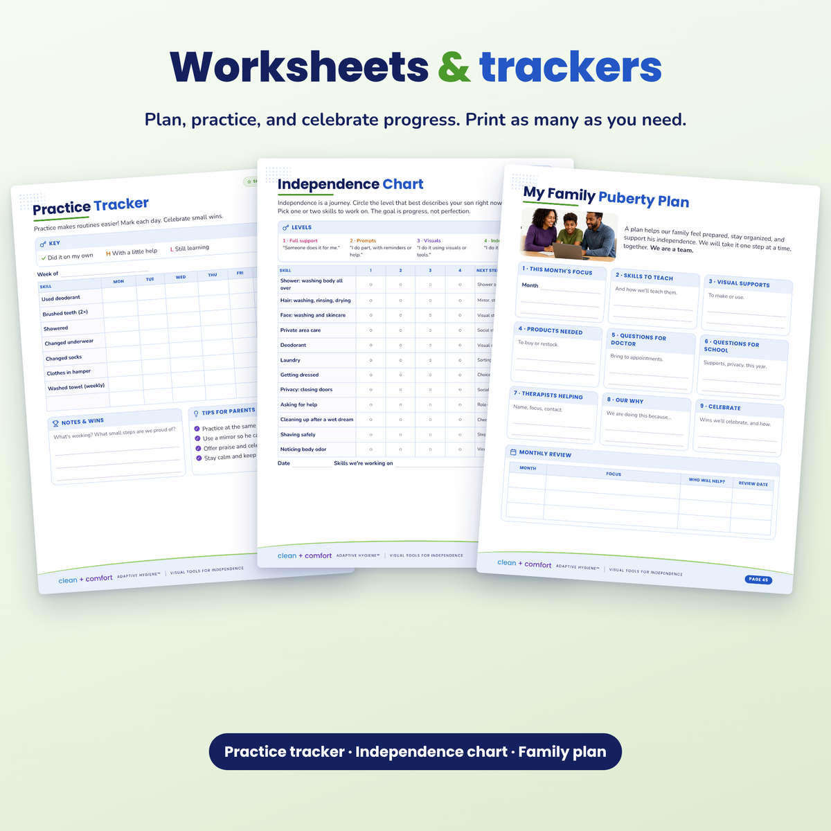 Autism & Puberty Workbook for Boys | Parent Guide
